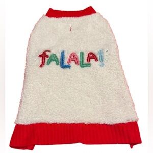 Festive Fleece Dog Sweater